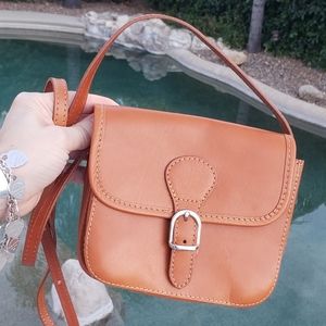 Vera Pelle like new crossbody bag Made in Italy brown leather